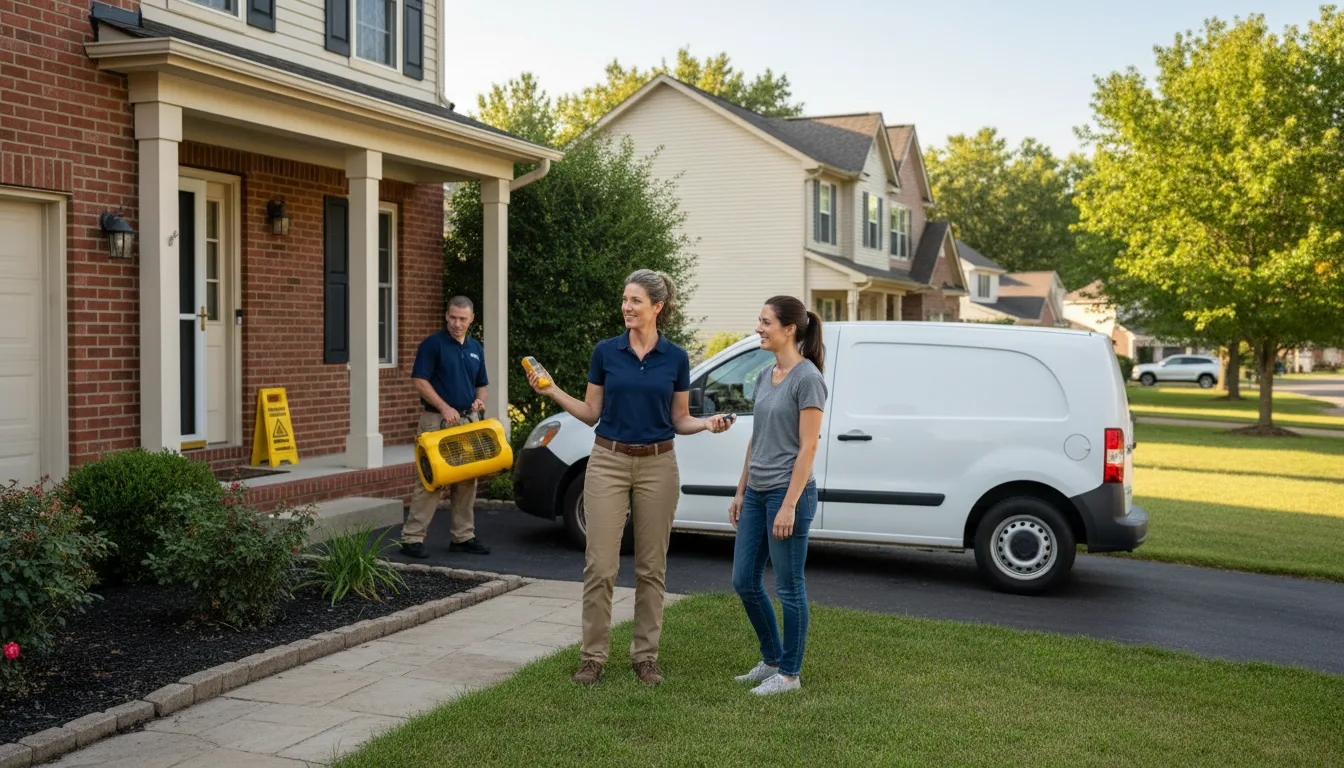Residential water damage restoration in Geneva, ID